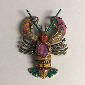 Heidi Daus lobster brooch